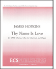 Thy Name is Love