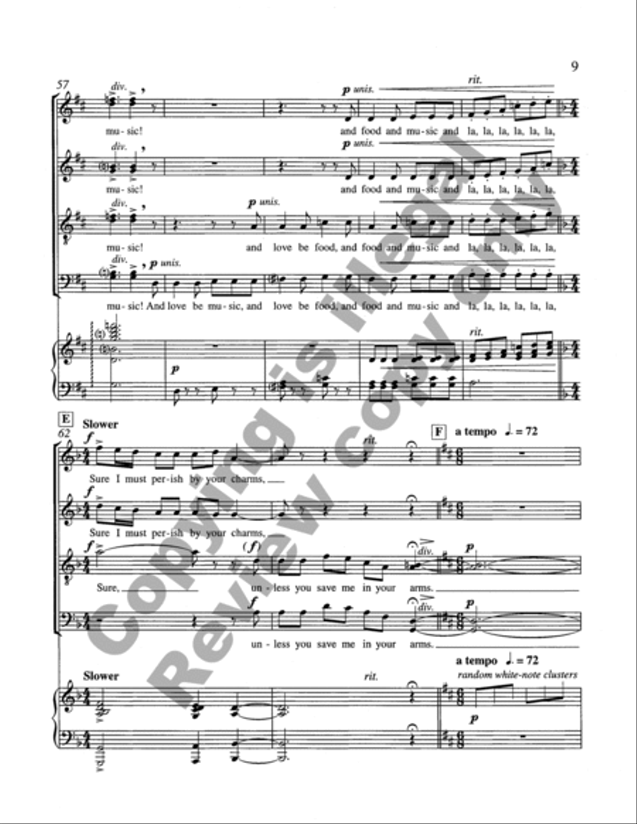 Sing On! Sing On! Divisi scores gallery preview page 17