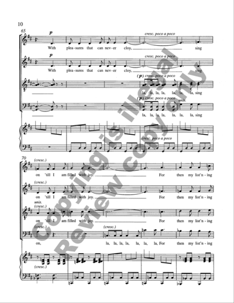 Sing On! Sing On! Divisi scores gallery preview page 18