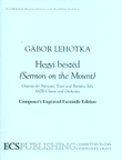 Hegyi Beszéd (The Sermon on the Mount)