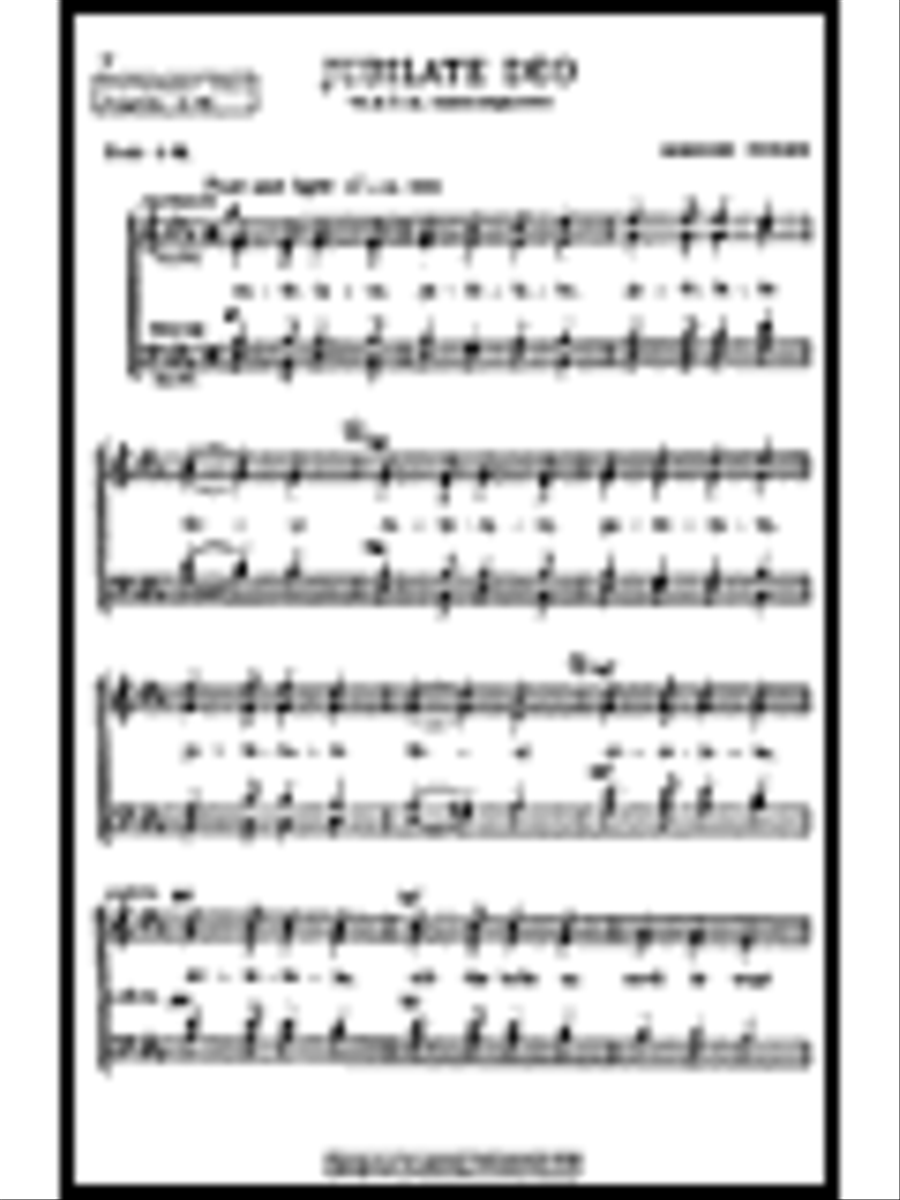 Jubilate Deo Jubilate Deo 4-Part scores gallery preview page 1