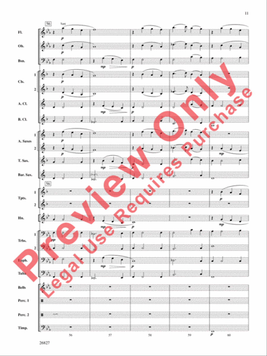 In Honor of the Fallen In Honor of the Fallen Concert Band scores gallery preview page 12
