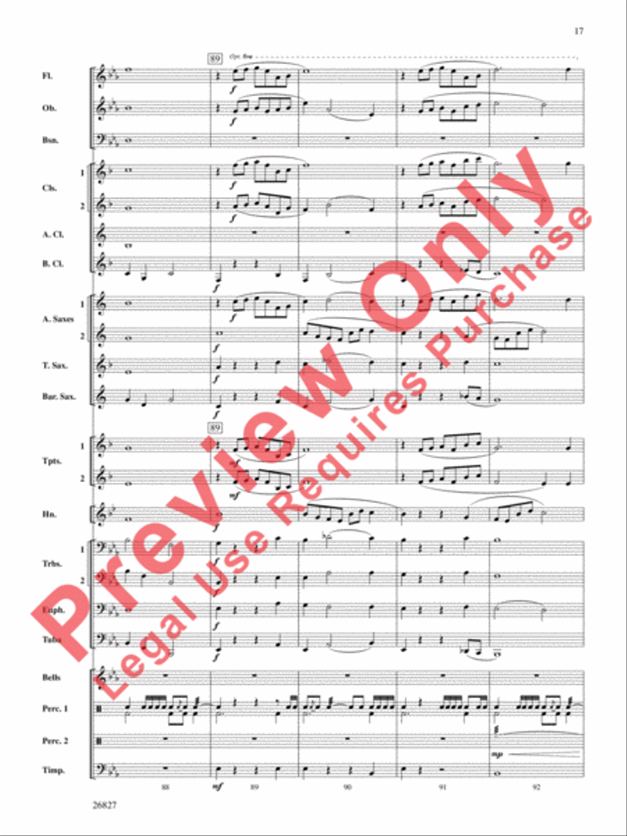 In Honor of the Fallen In Honor of the Fallen Concert Band scores gallery preview page 18