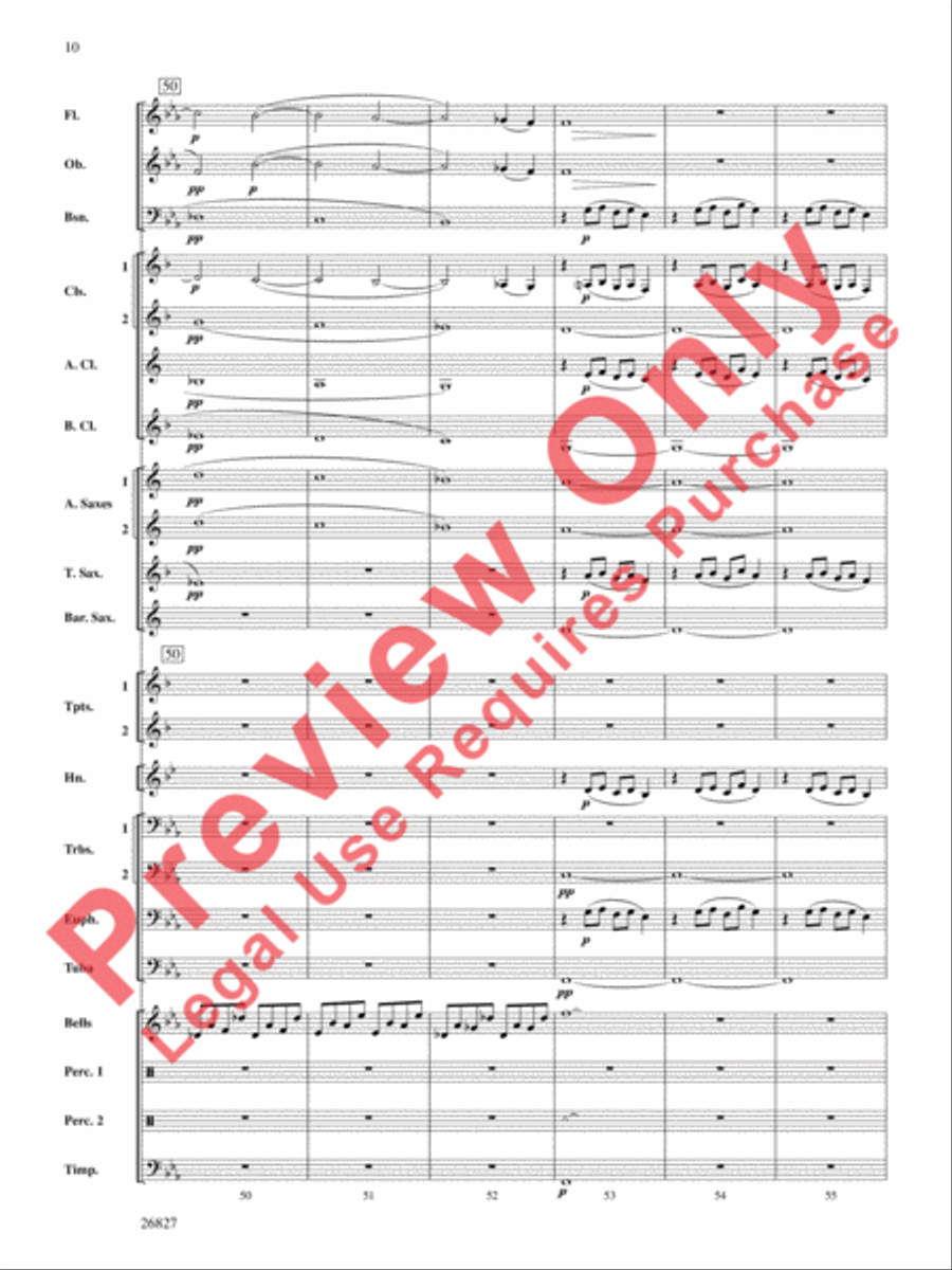 In Honor of the Fallen In Honor of the Fallen Concert Band scores gallery preview page 11