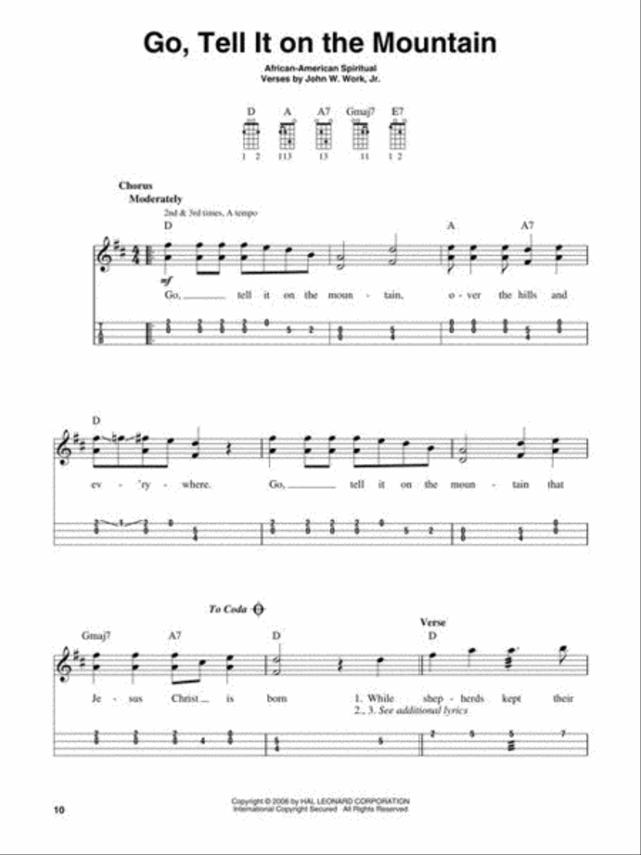 Christmas Carols for Mandolin Mandolin scores gallery preview page 5