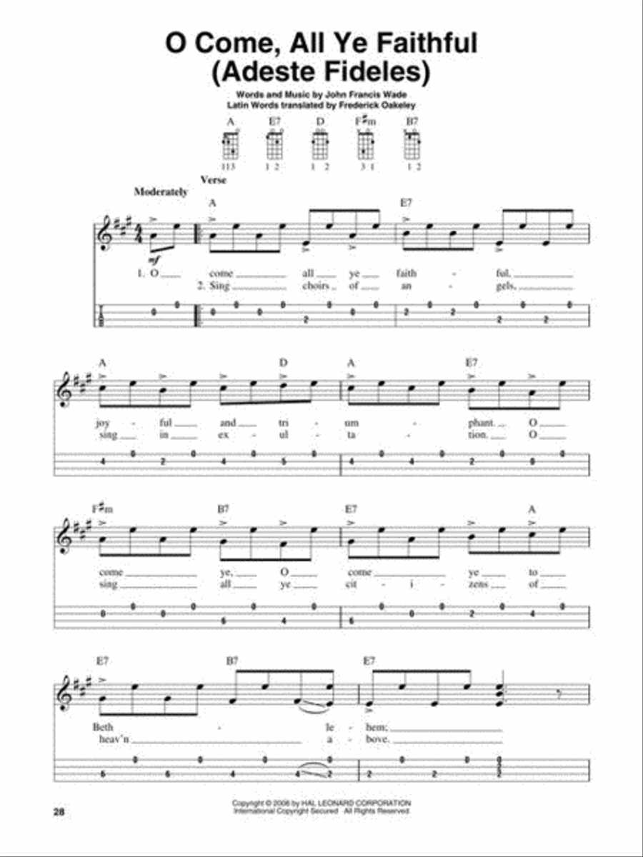 Christmas Carols for Mandolin Mandolin scores gallery preview page 6