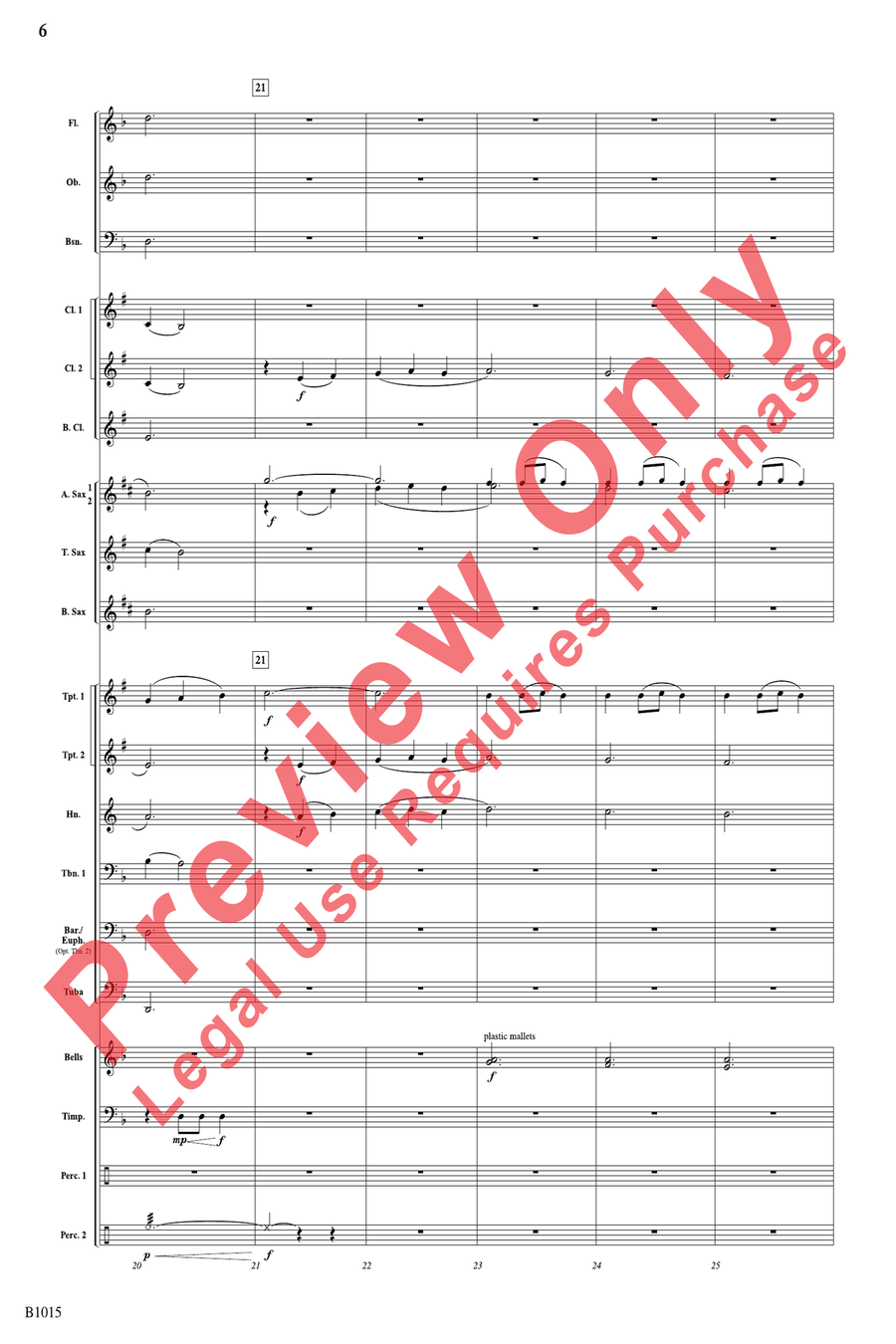 Phantom Ship Phantom Ship Concert Band scores gallery preview page 6