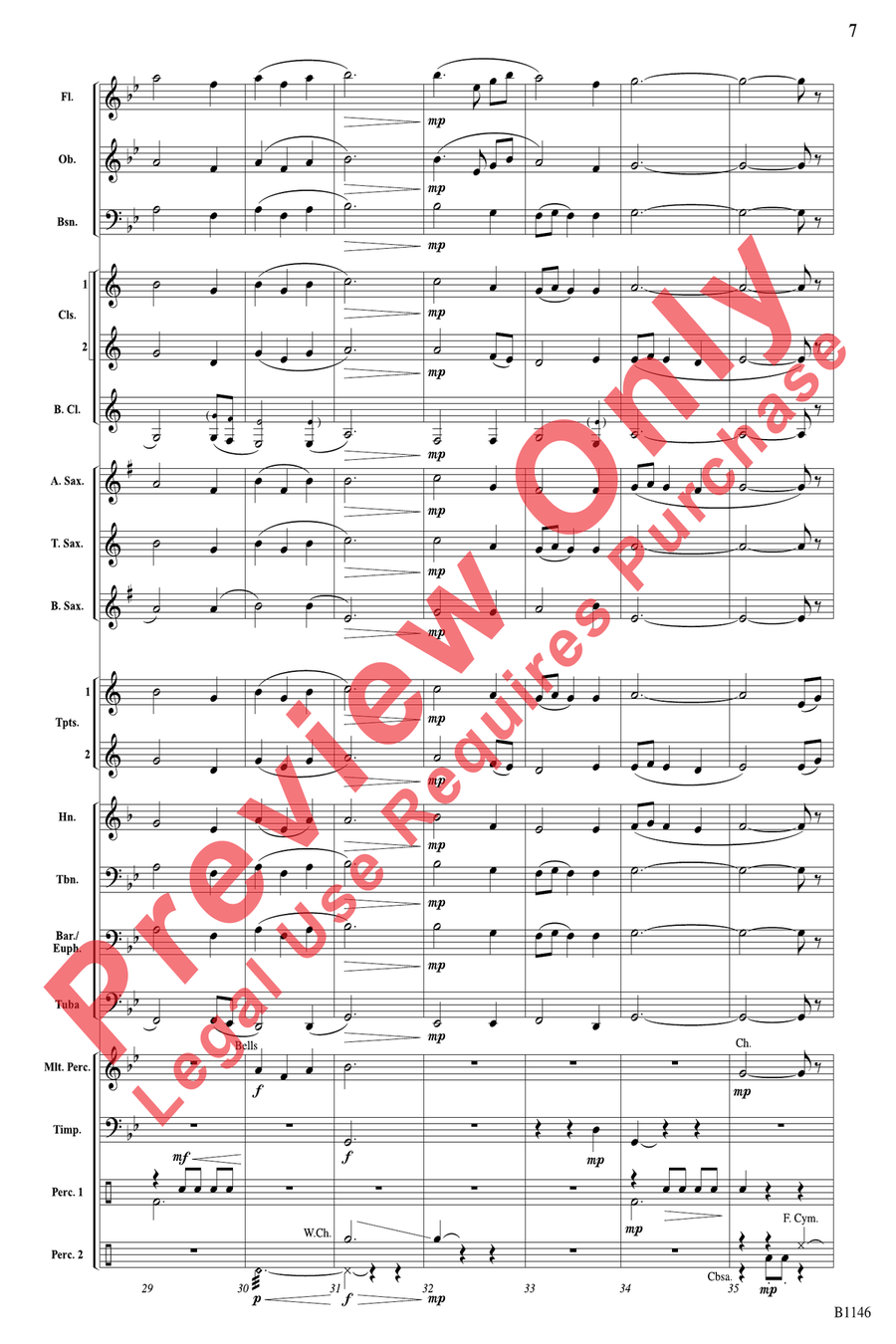 In Quest of Uluru In Quest of Uluru Concert Band scores gallery preview page 7