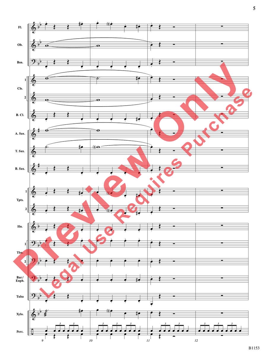Play a Simple Melody Play a Simple Melody Concert Band scores gallery preview page 6