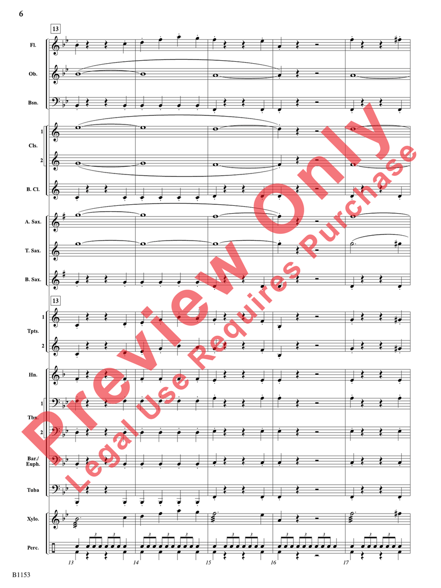 Play a Simple Melody Play a Simple Melody Concert Band scores gallery preview page 7