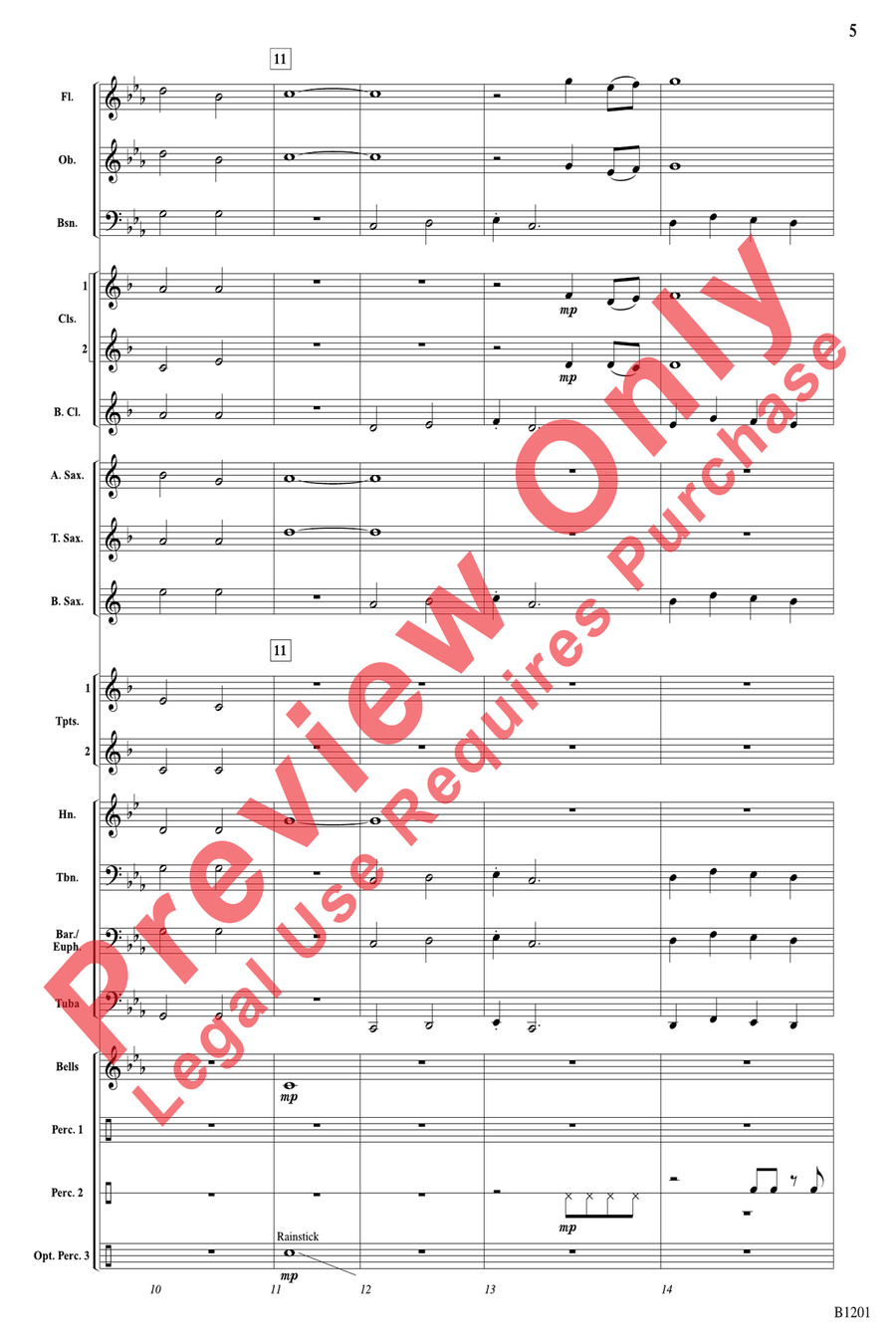 Incantation and Ritual Incantation and Ritual Concert Band scores gallery preview page 5