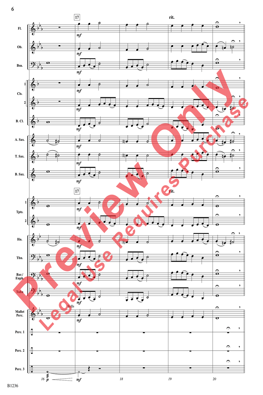 Chorale and Mystic Chant Chorale and Mystic Chant Concert Band scores gallery preview page 6
