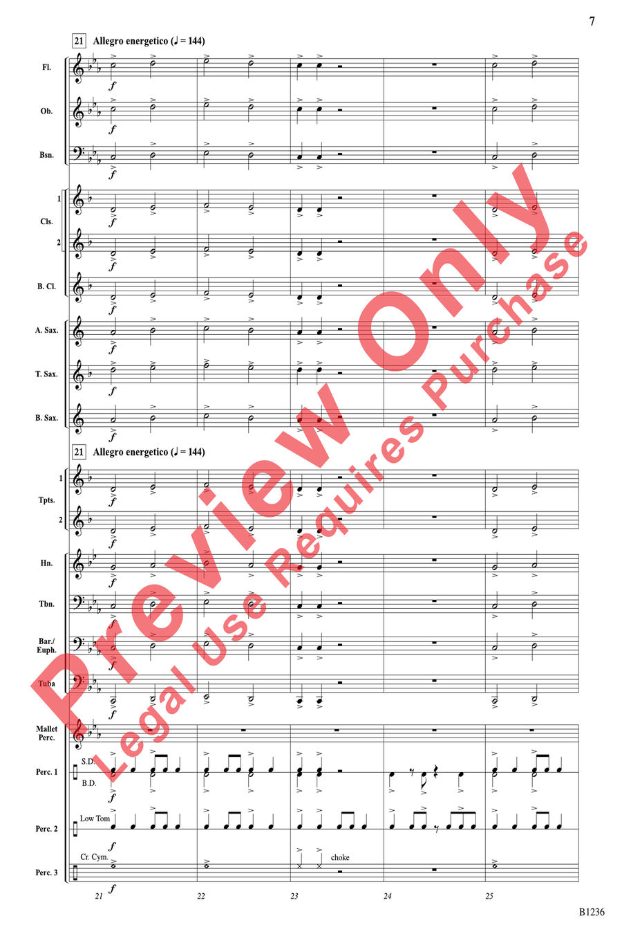 Chorale and Mystic Chant Chorale and Mystic Chant Concert Band scores gallery preview page 7
