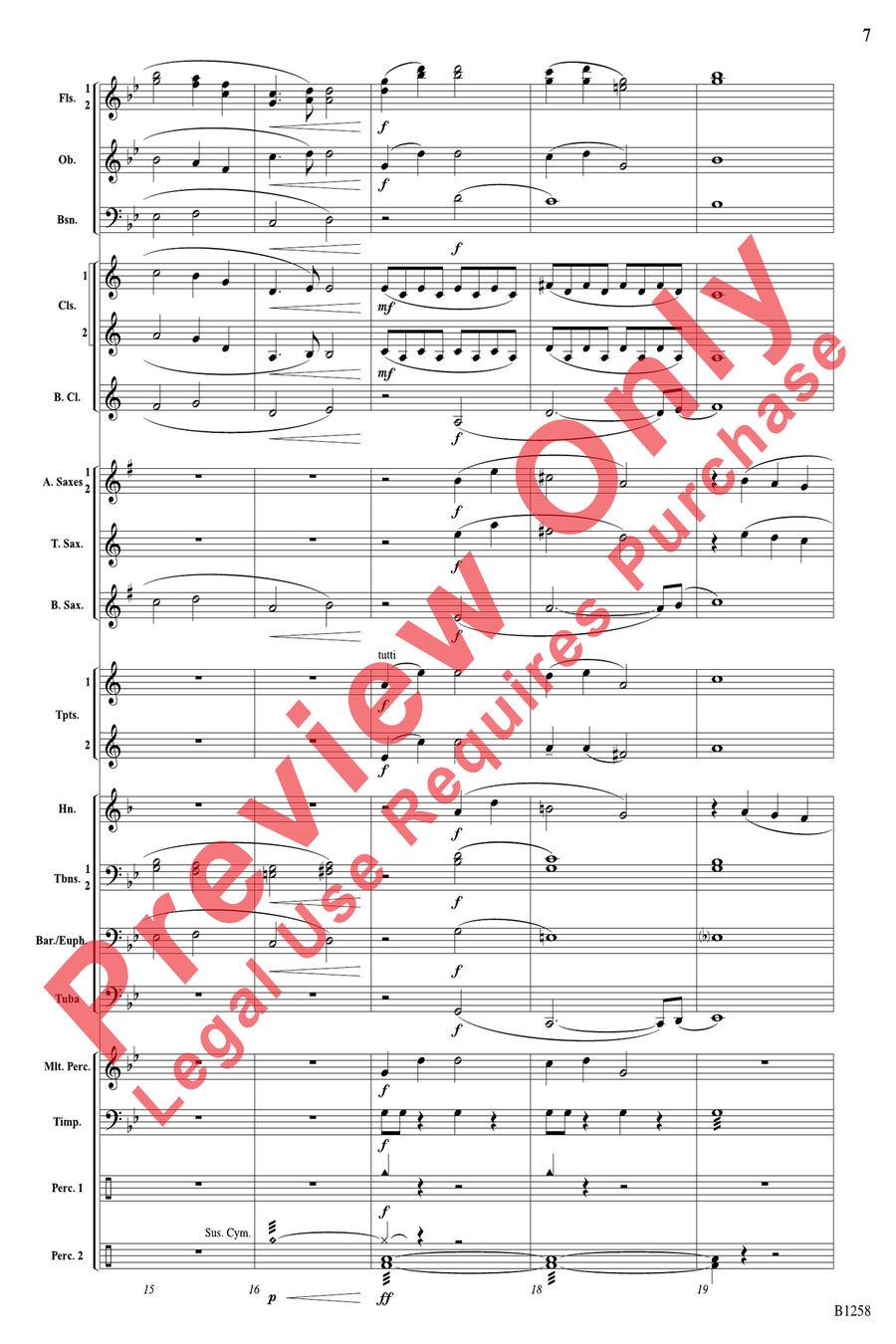 Of Wizards and Warriors Of Wizards and Warriors Concert Band scores gallery preview page 7