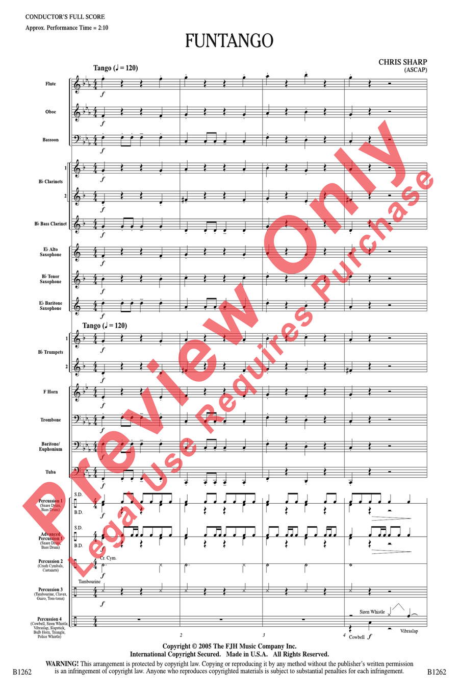 Funtango Funtango Concert Band scores gallery preview page 3