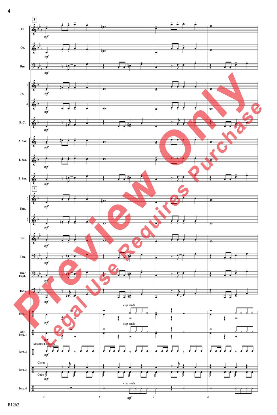 Funtango Funtango Concert Band scores gallery preview page 4