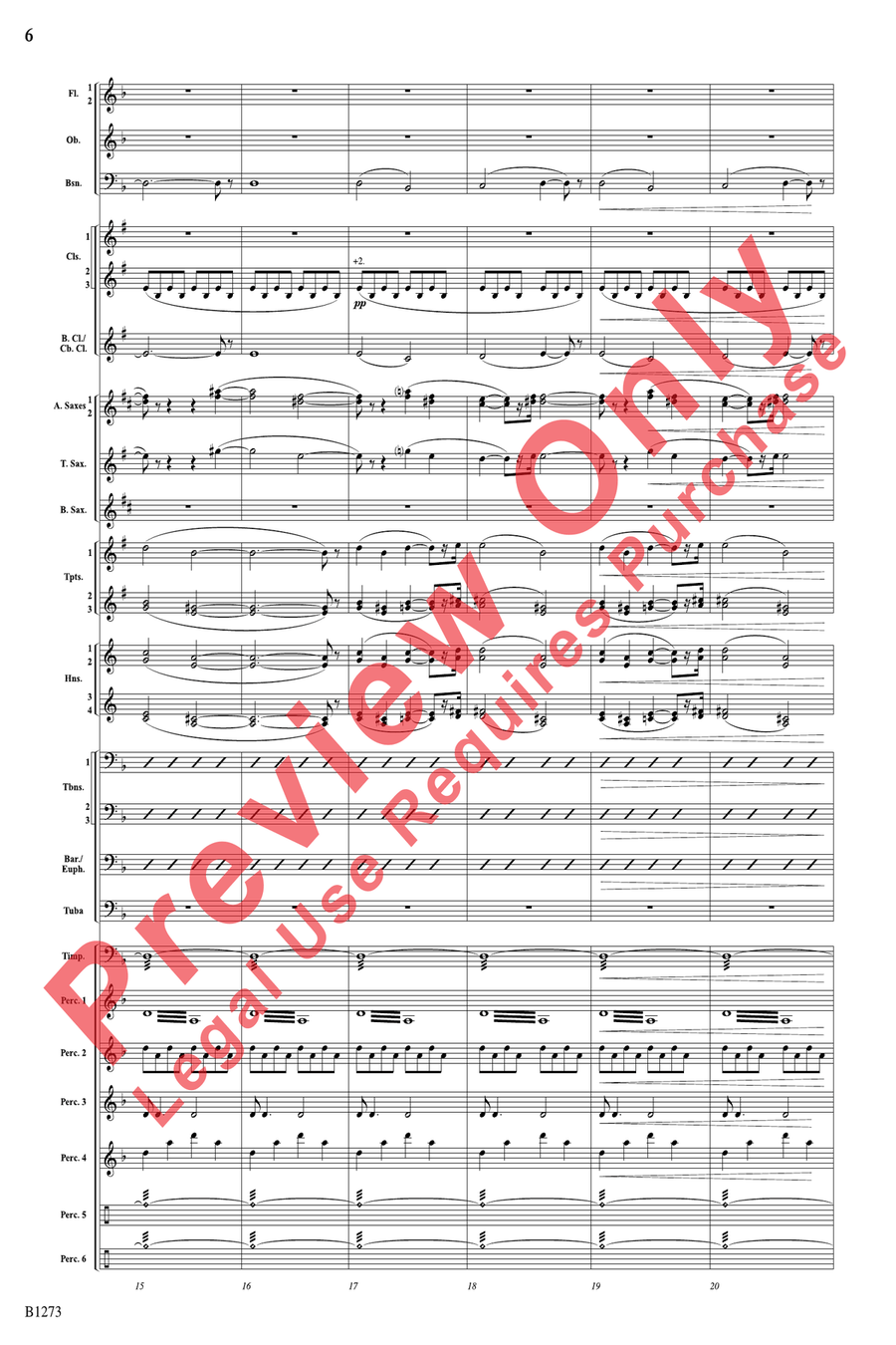 New Dawn New Dawn Concert Band scores gallery preview page 6