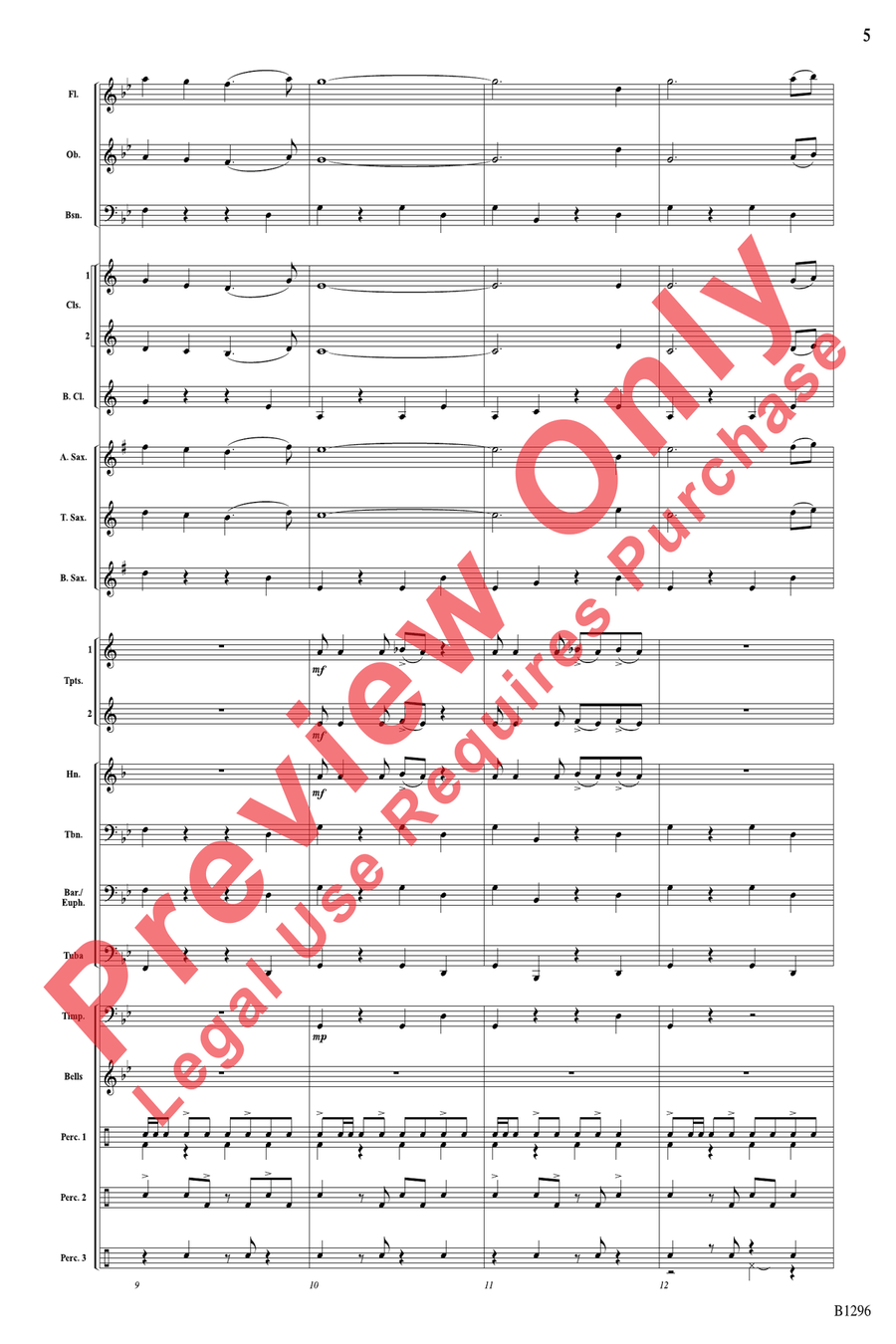 Kamehameha Kamehameha Concert Band scores gallery preview page 5