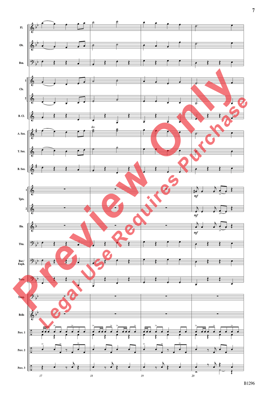 Kamehameha Kamehameha Concert Band scores gallery preview page 7