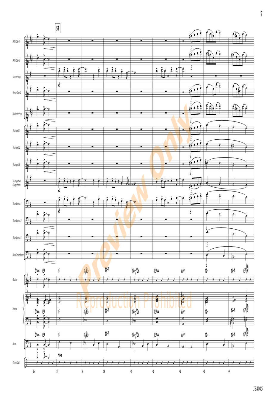 Luck of the Irish Luck of the Irish Jazz Ensemble scores gallery preview page 7