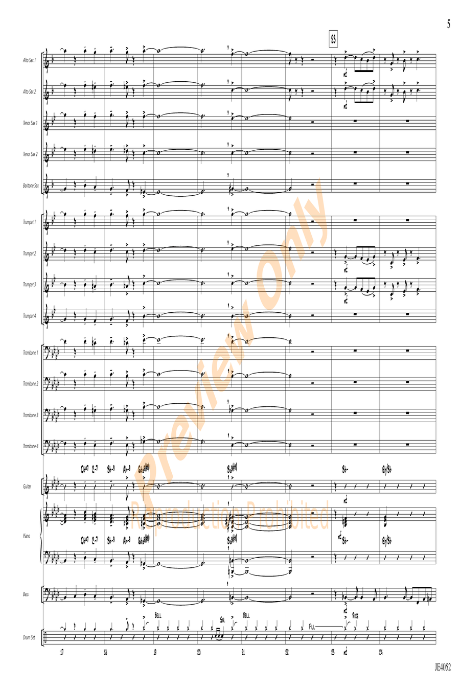 This Is It! This Is It! Jazz Ensemble scores gallery preview page 5