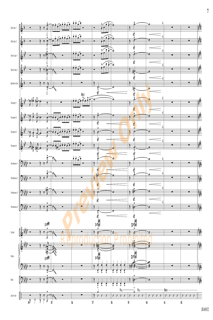 This Is It! This Is It! Jazz Ensemble scores gallery preview page 7