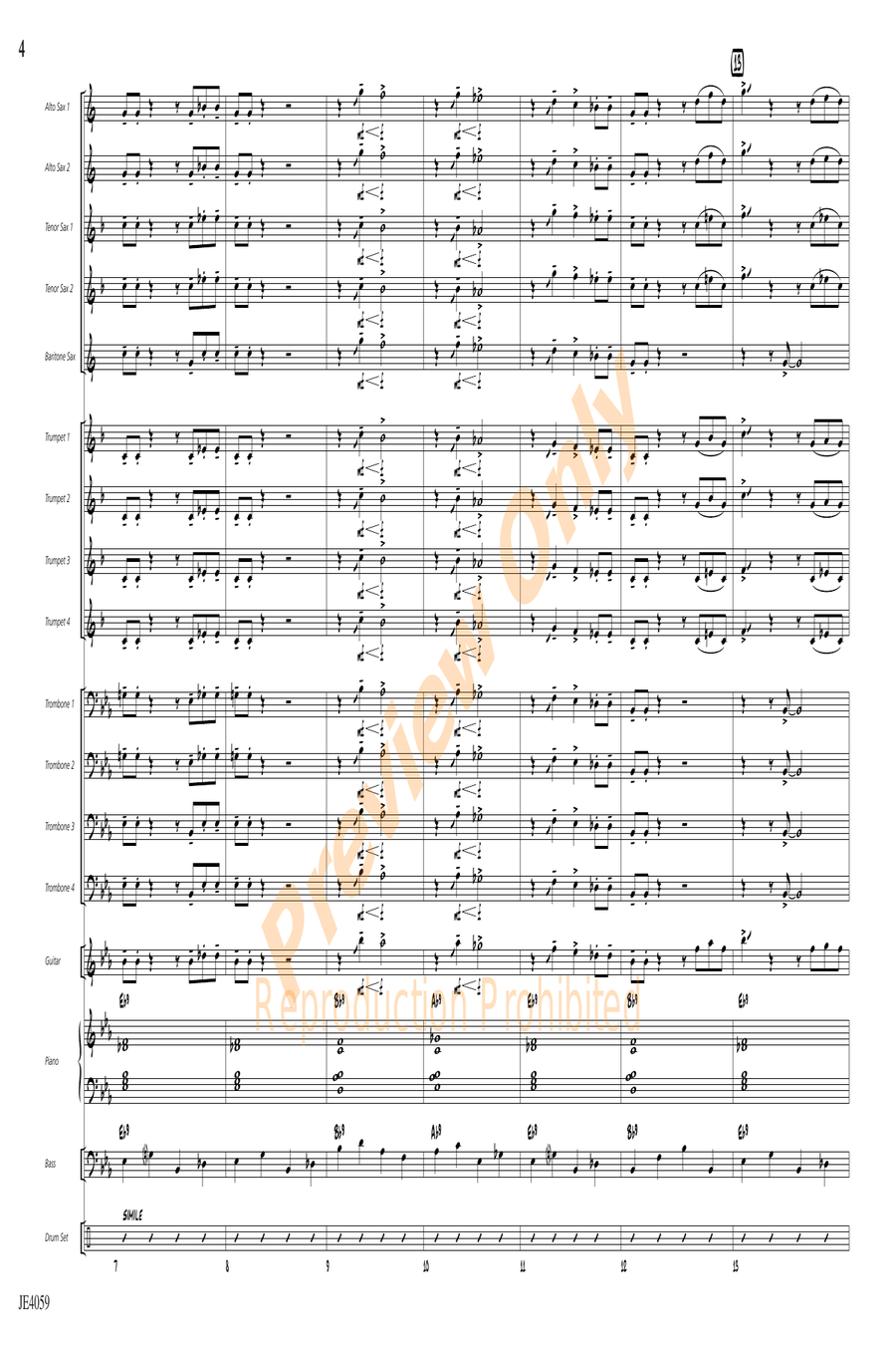 Steam Shuffle Steam Shuffle Jazz Ensemble scores gallery preview page 2