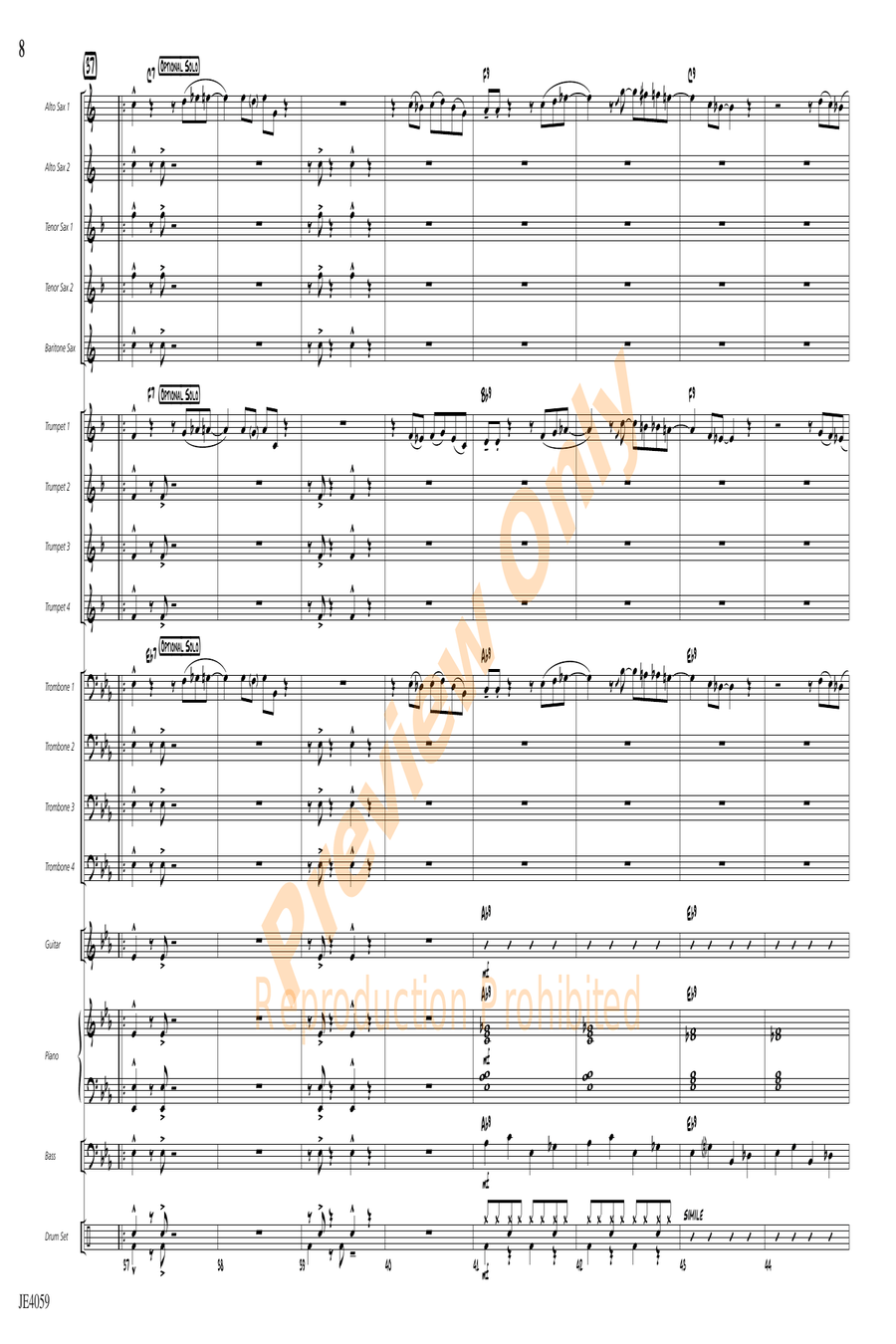 Steam Shuffle Steam Shuffle Jazz Ensemble scores gallery preview page 6