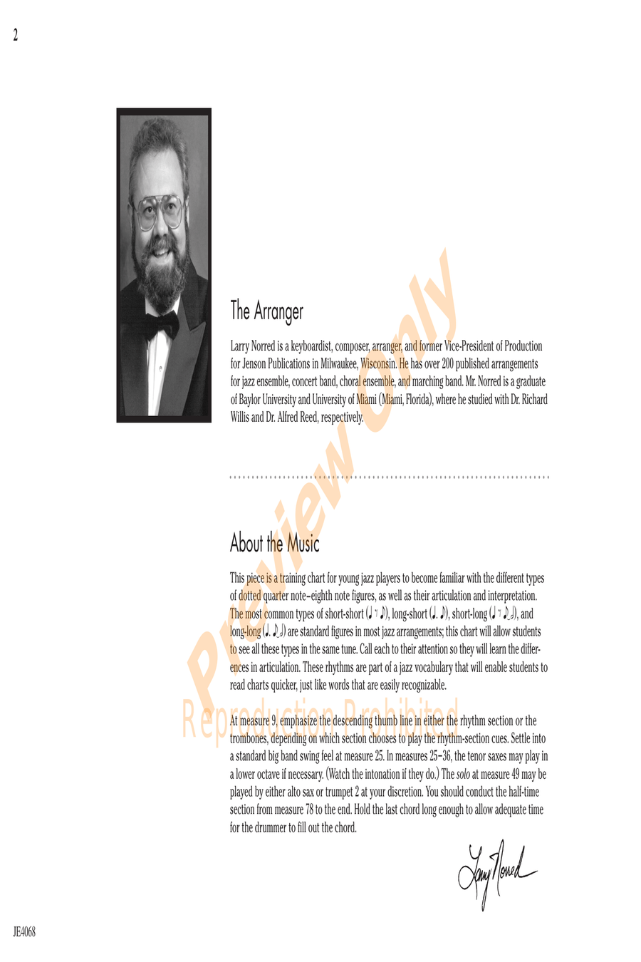 St. Louis Blues St. Louis Blues Jazz Ensemble scores gallery preview page 2