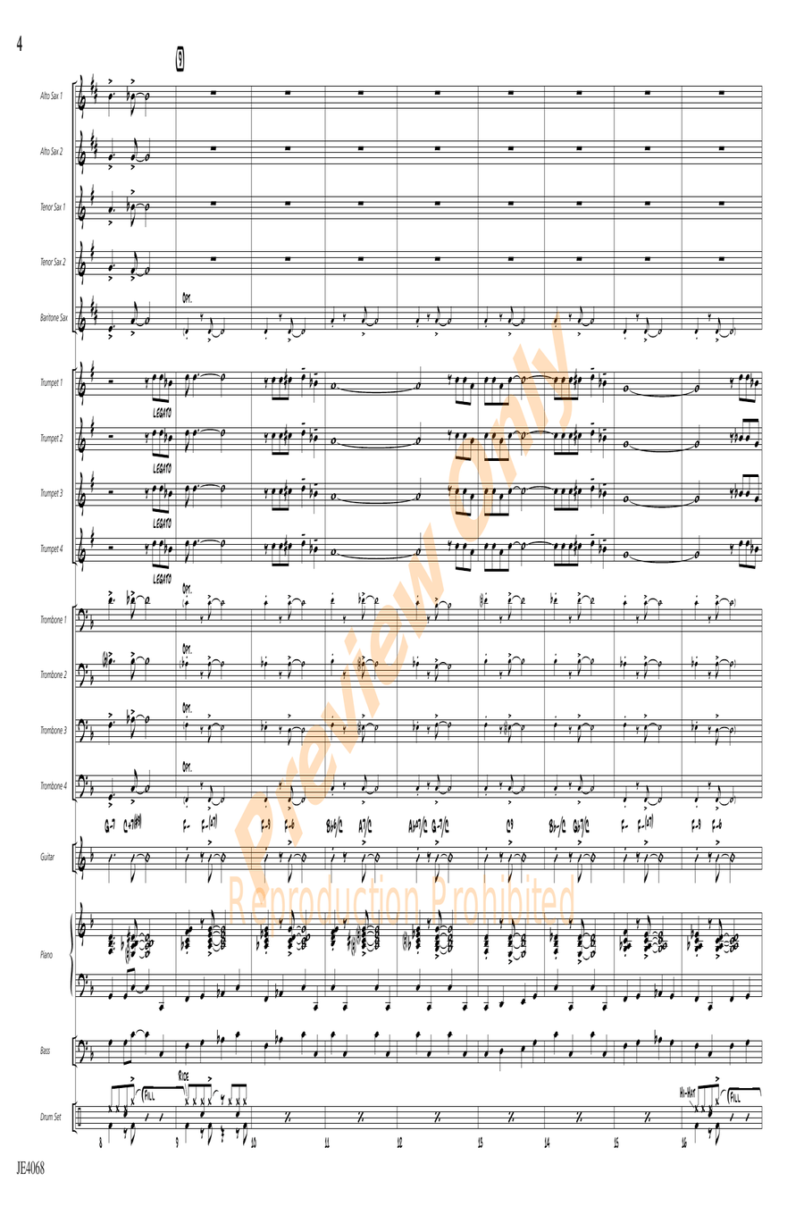 St. Louis Blues St. Louis Blues Jazz Ensemble scores gallery preview page 4
