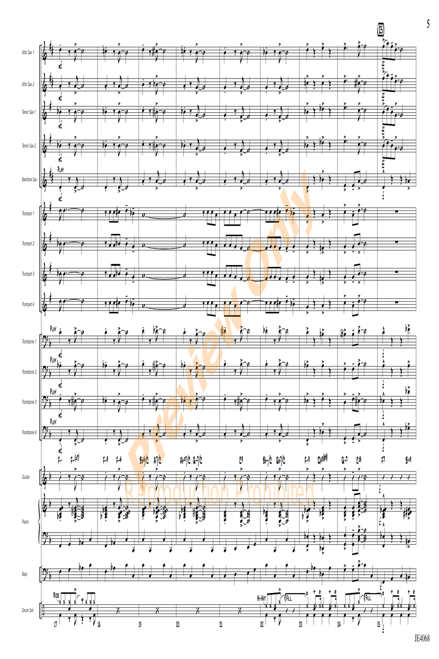 St. Louis Blues St. Louis Blues Jazz Ensemble scores gallery preview page 5