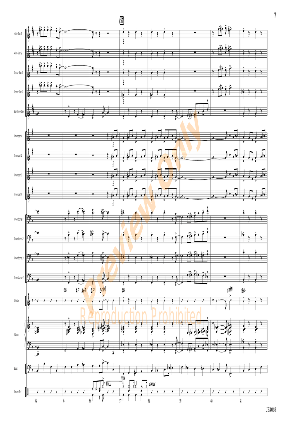 St. Louis Blues St. Louis Blues Jazz Ensemble scores gallery preview page 7