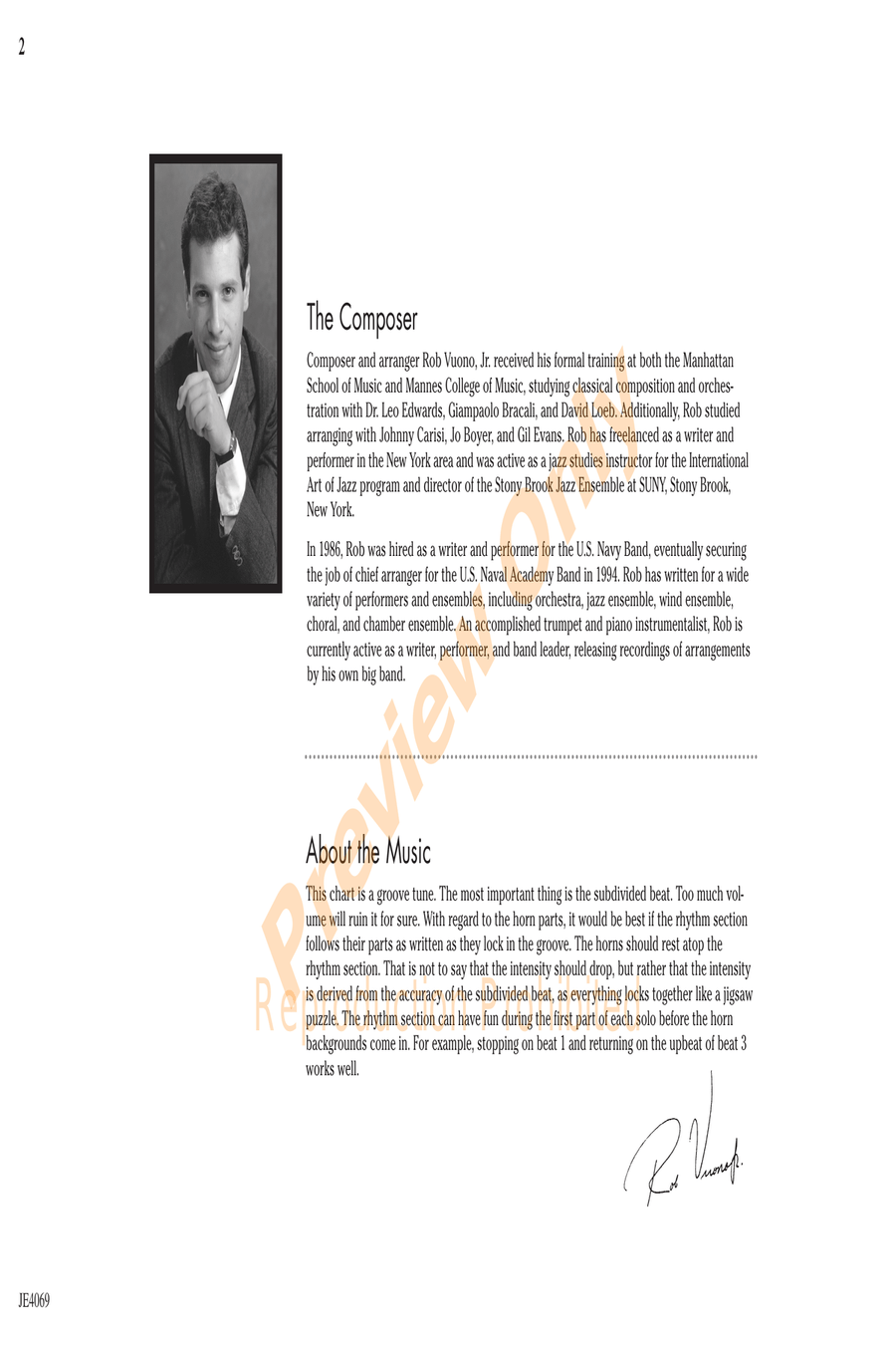 Calling Dr. Chops Calling Dr. Chops Jazz Ensemble scores gallery preview page 2