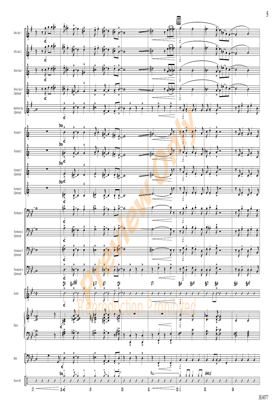 Katy-Did Katy-Did Jazz Ensemble scores gallery preview page 3