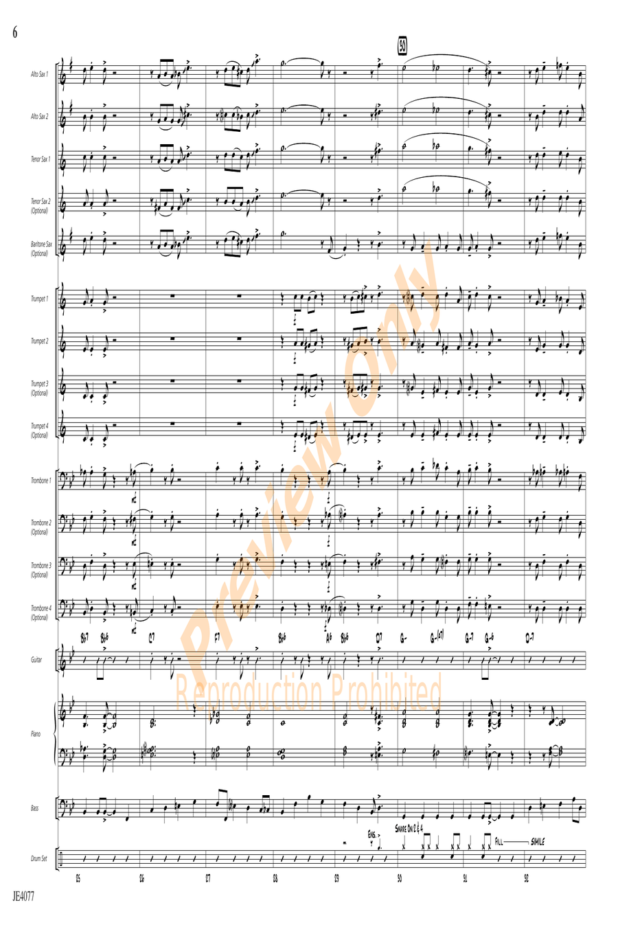 Katy-Did Katy-Did Jazz Ensemble scores gallery preview page 4