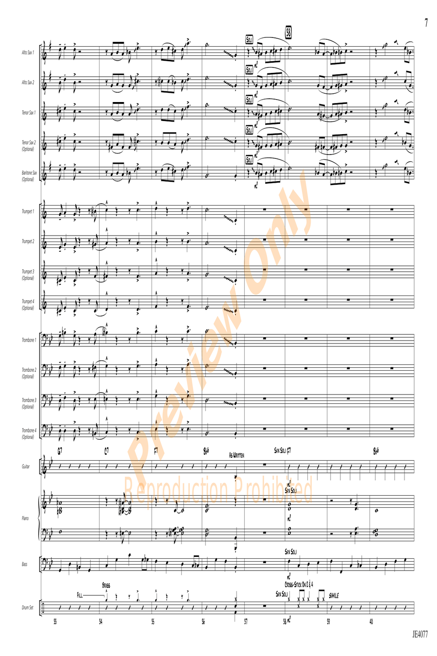 Katy-Did Katy-Did Jazz Ensemble scores gallery preview page 5