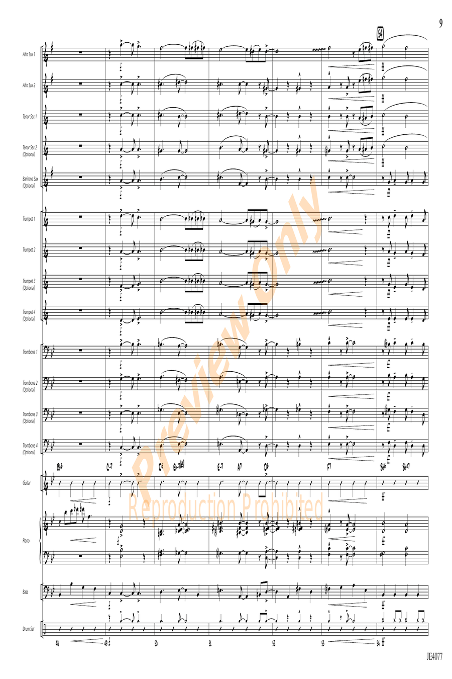 Katy-Did Katy-Did Jazz Ensemble scores gallery preview page 7