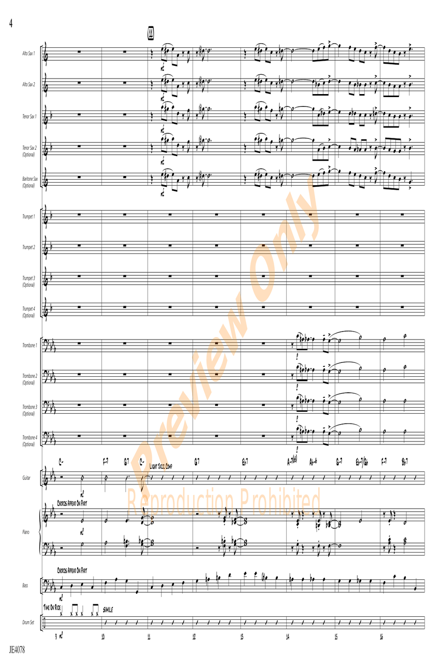 It's All About You It's All About You Jazz Ensemble scores gallery preview page 4