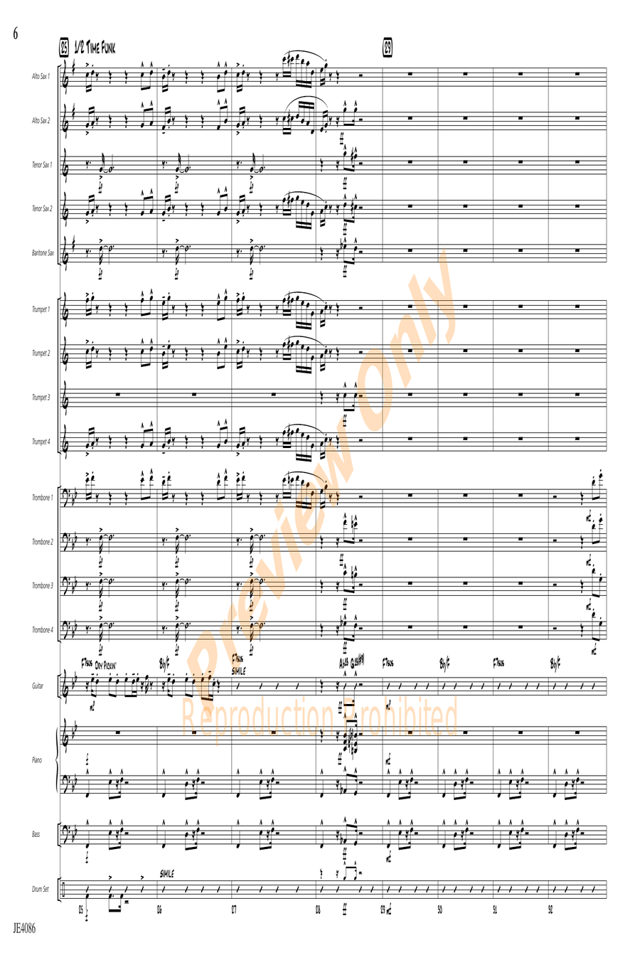 Perdido Perdido Jazz Ensemble scores gallery preview page 6