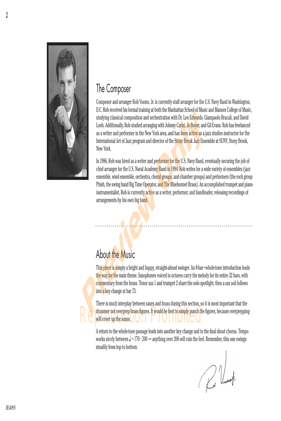 Both Hands Swingin' Both Hands Swingin' Jazz Ensemble scores gallery preview page 2