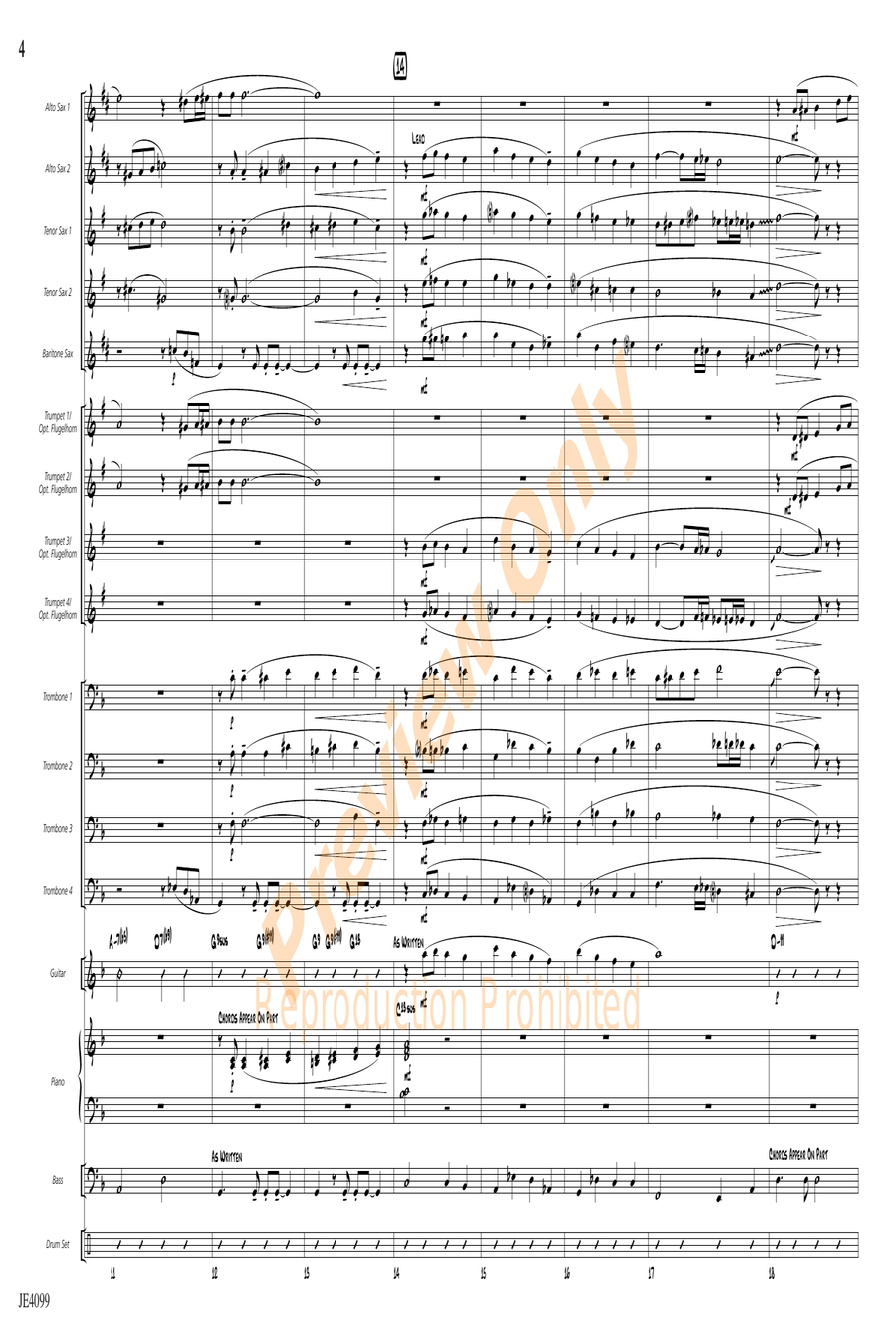 But Beautiful Jazz Ensemble scores gallery preview page 5