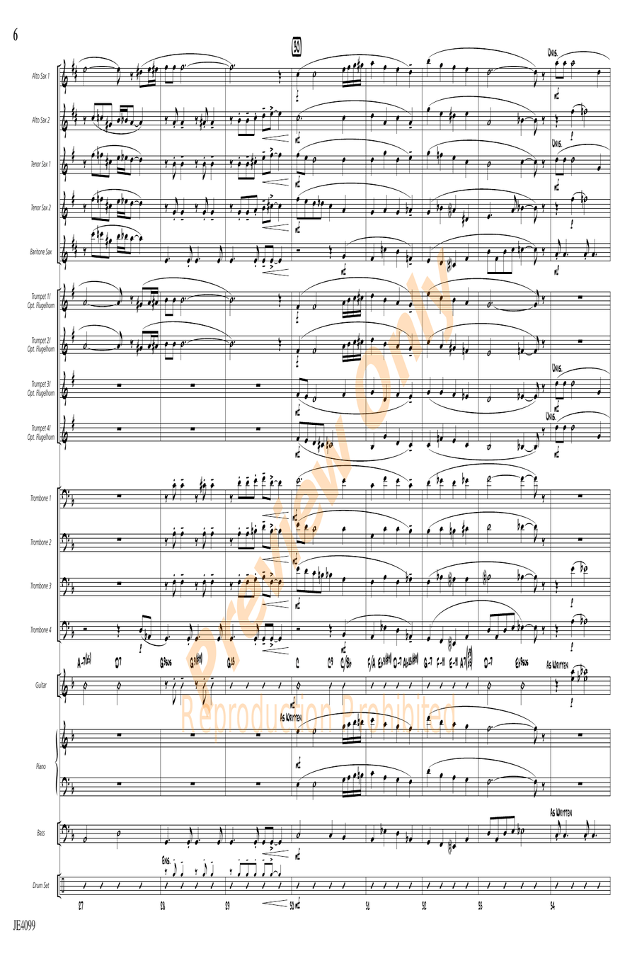 But Beautiful Jazz Ensemble scores gallery preview page 7