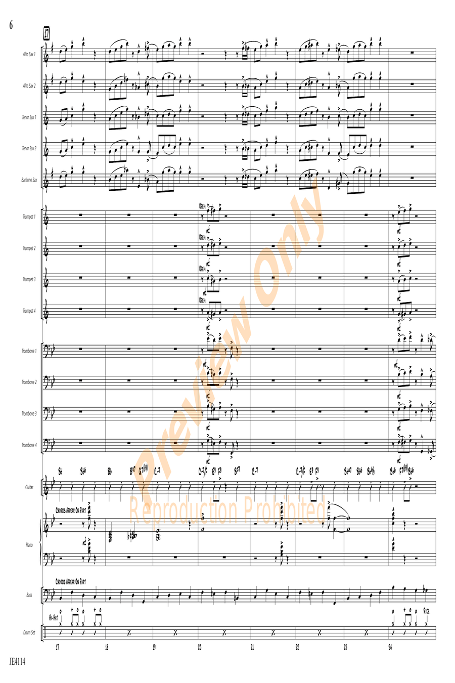 Swing Shift Swing Shift Jazz Ensemble scores gallery preview page 7