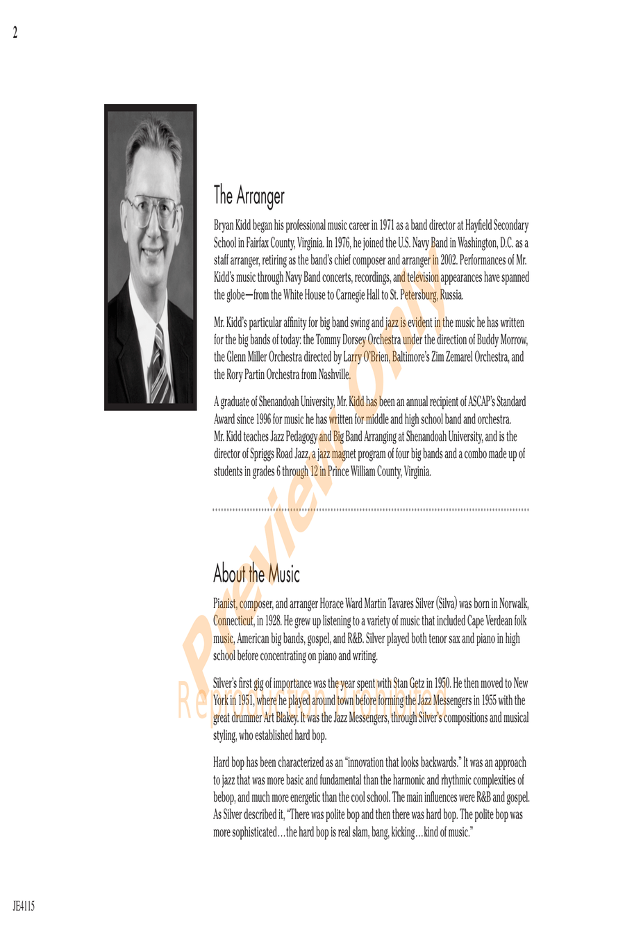 Nutville Nutville Jazz Ensemble scores gallery preview page 3