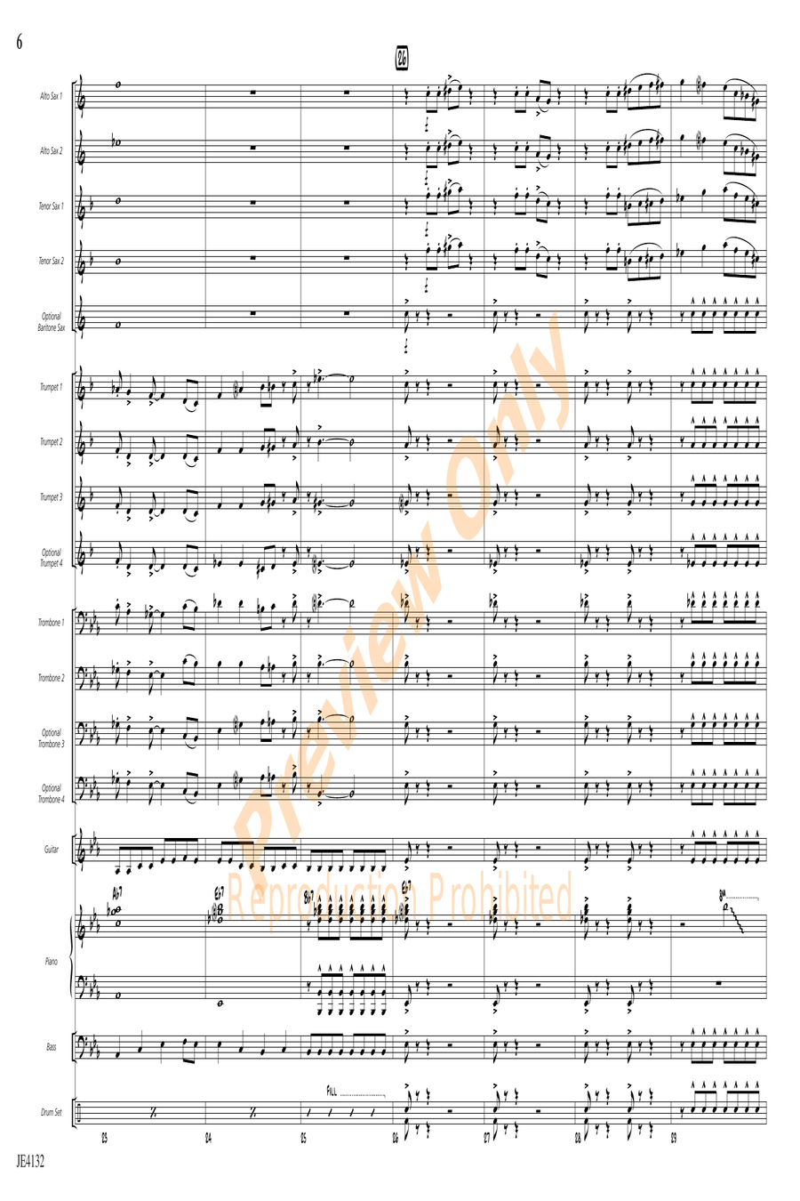 Shake, Twist, and Jump Shake, Twist, and Jump Jazz Ensemble scores gallery preview page 6