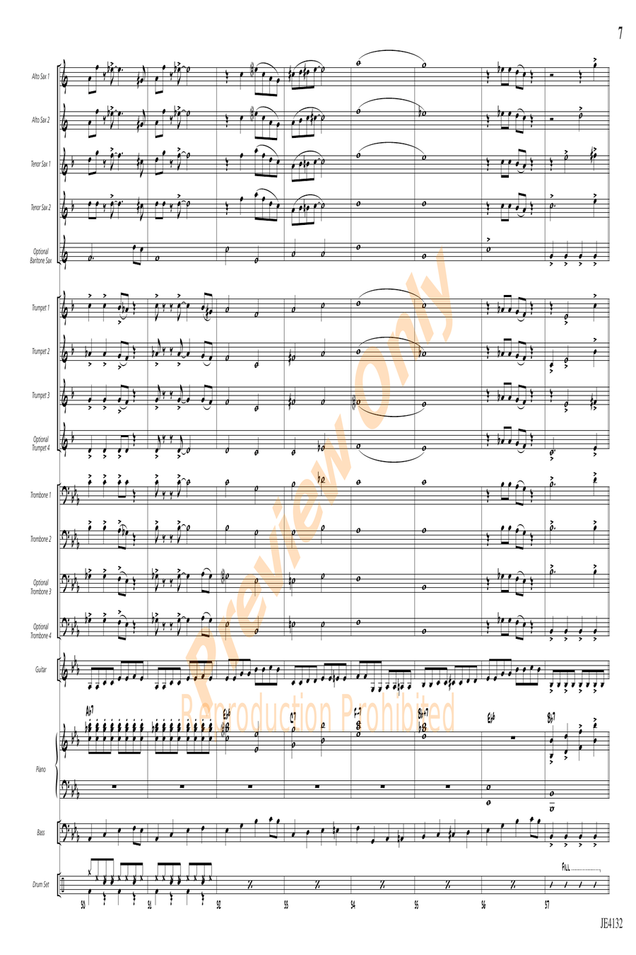 Shake, Twist, and Jump Shake, Twist, and Jump Jazz Ensemble scores gallery preview page 7