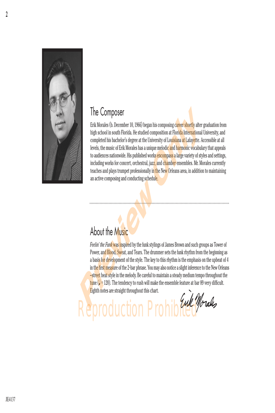 Feelin' the Funk Feelin' the Funk Jazz Ensemble scores gallery preview page 2