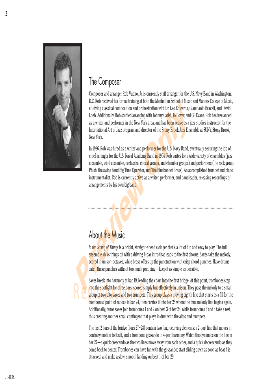 In the Swing of Things In the Swing of Things Jazz Ensemble scores gallery preview page 2