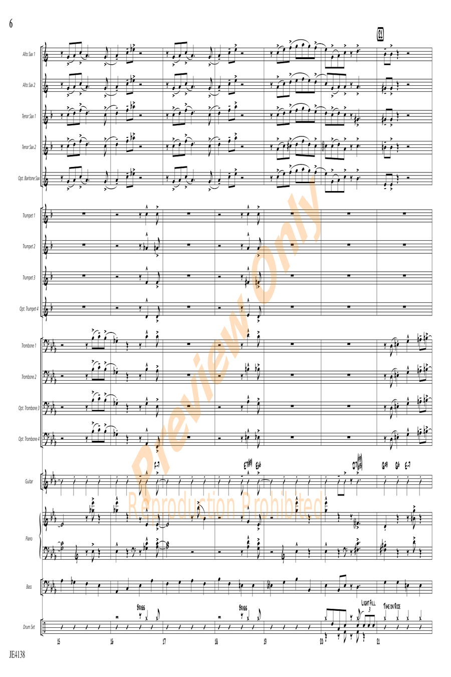 In the Swing of Things In the Swing of Things Jazz Ensemble scores gallery preview page 6