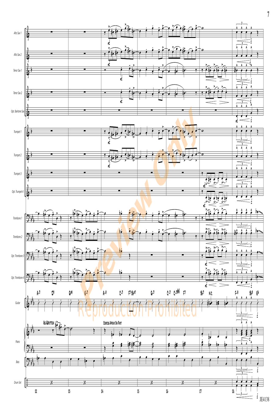 In the Swing of Things In the Swing of Things Jazz Ensemble scores gallery preview page 7